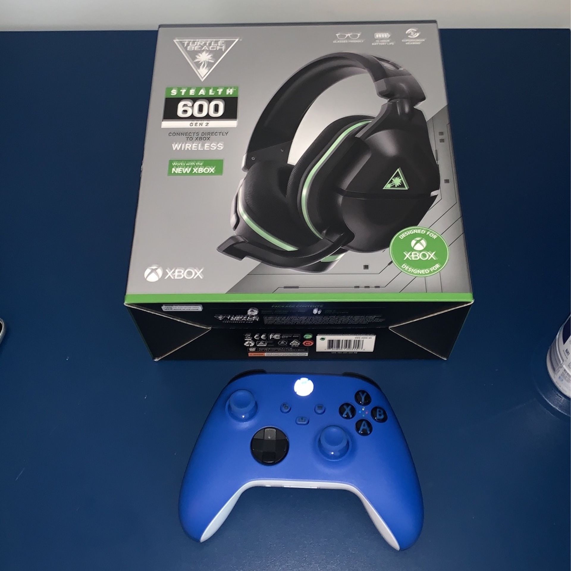 Xbox Controller And Turtle Beach Headset