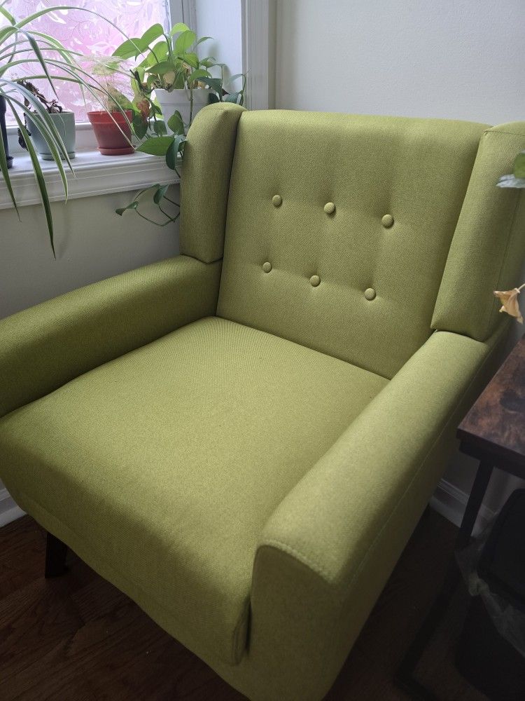 Cute Green Accent Chair