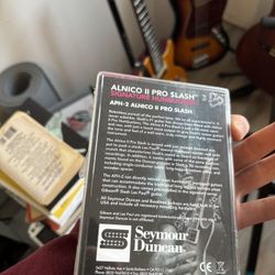 Seymour Duncan Alnico II Pro Slash Signature Humbucker Set – Zebra (Never Used)