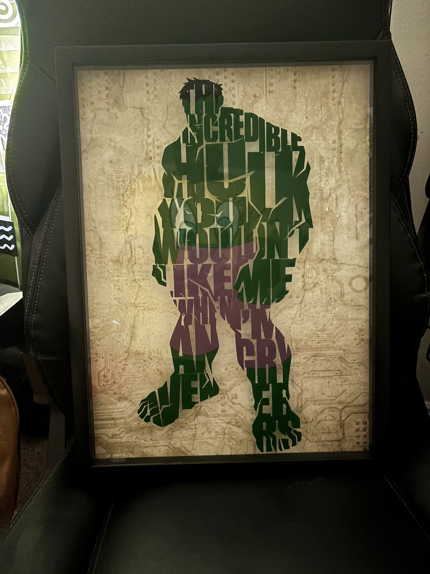 Hulk / Marvel Frame Poster