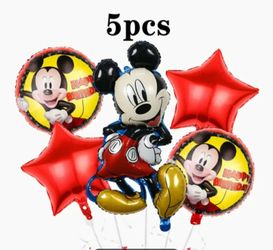 Mickey Mouse 5 piece balloons