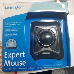 Kensington Expert Mouse Award Winning Scroll Ring Precise Scrolling At Your Fingertips 