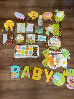 Animal themed Baby Shower Decor