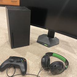 Xbox Series X & Monitor 