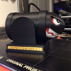 Nintendo Switch Bullet Bill Custom 3D Print