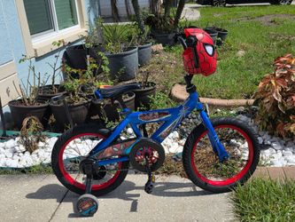🚲 Huffy Spider‑Man 16" Kids' Bike w/ Training Wheels – $30
