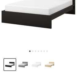 King Malm Bed Frame W/ Slanted Base