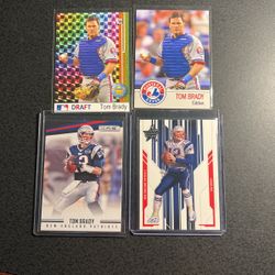 Tom Brady Baseball & Football Cards