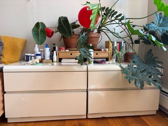 Vintage "waterfall" style dressers / credenza