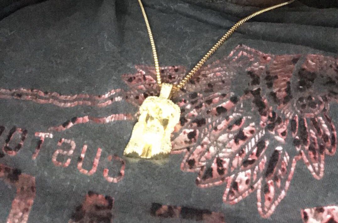 Gold plated Jesus Piece Chain