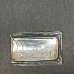 1 OZ .999 Silver Ghost Town Bar 