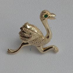 Vintage Gerry's Ostrich Brooch