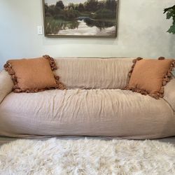 Slip cover sofa
