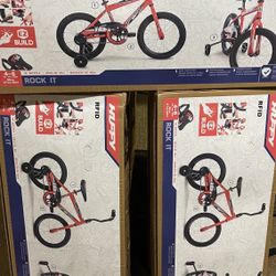 CHILDRENS HUFFY BIKES (with Tricycle Attachments)