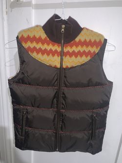 Vintage Y2K Megami Boogie Vest With Floral Interior Size: Medium