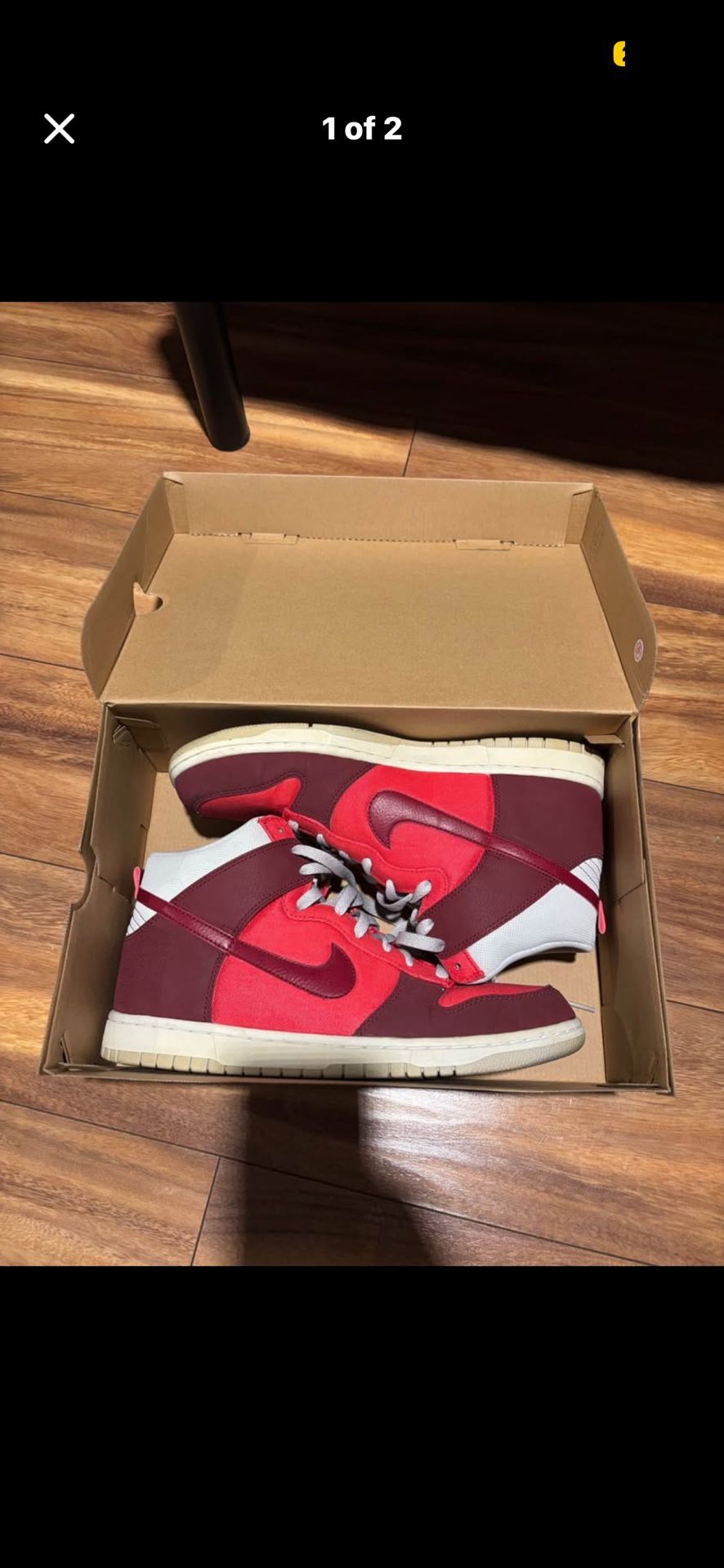 Red Nike Vintage