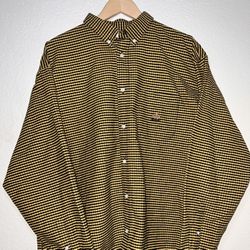 Supreme Loose Fit Flannel Oxford Shirt ‘Yellow Plaid’ Size XL