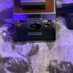 polaroid SX-70 original chrome instant camera