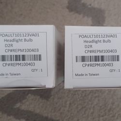 Set of 2 Headlight Bulbs -35W 6000K
