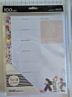 Happy Planner Grovin'&Movin' BLOCK Notepad