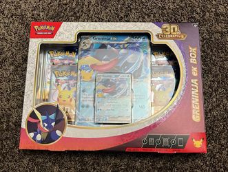 Pokemon 30th Anniversary Greninja ex Box