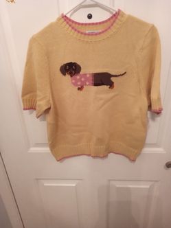 NWT Dachshund sweater Size Medium 