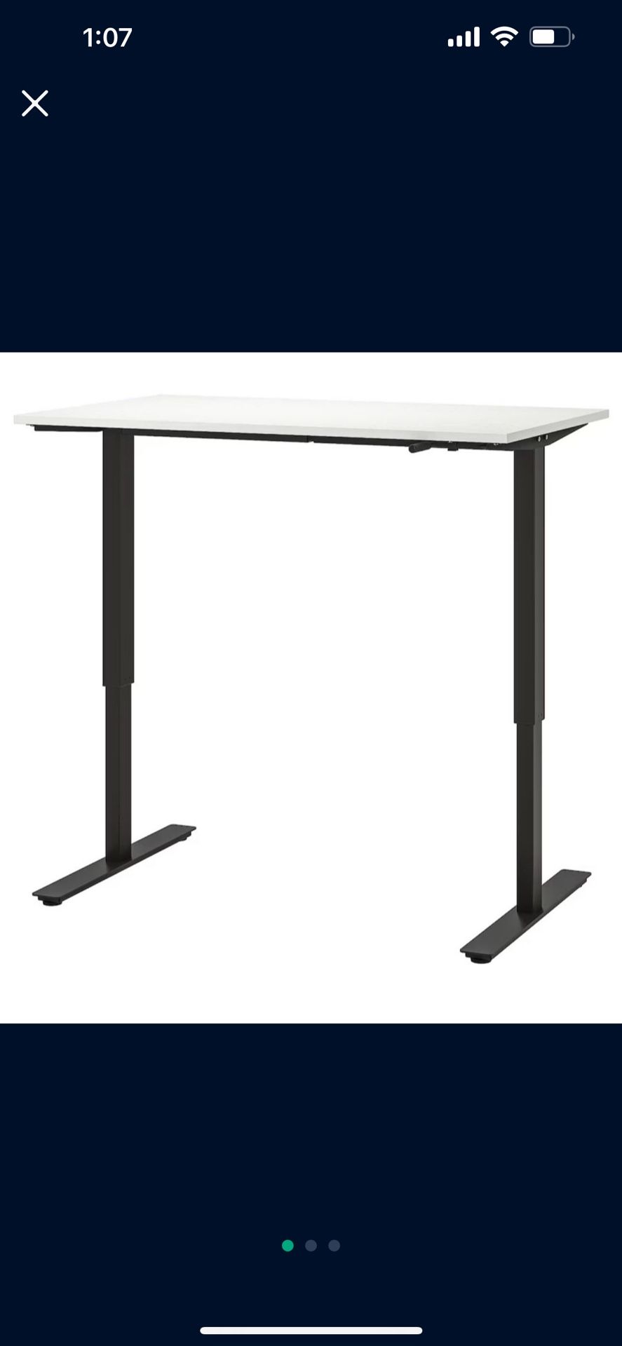 Ikea Standing desk, image size:887x1920