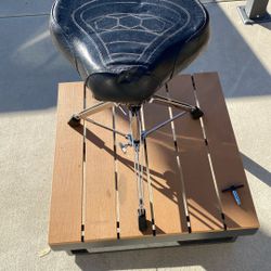 Vintage Drum Throne, Stool, Seat For Drum Set