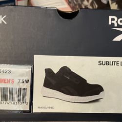 New Reebok Sublite Safety Toe Shoes Women’s 7.5 Wide
