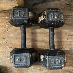 40lb Dumbbells 