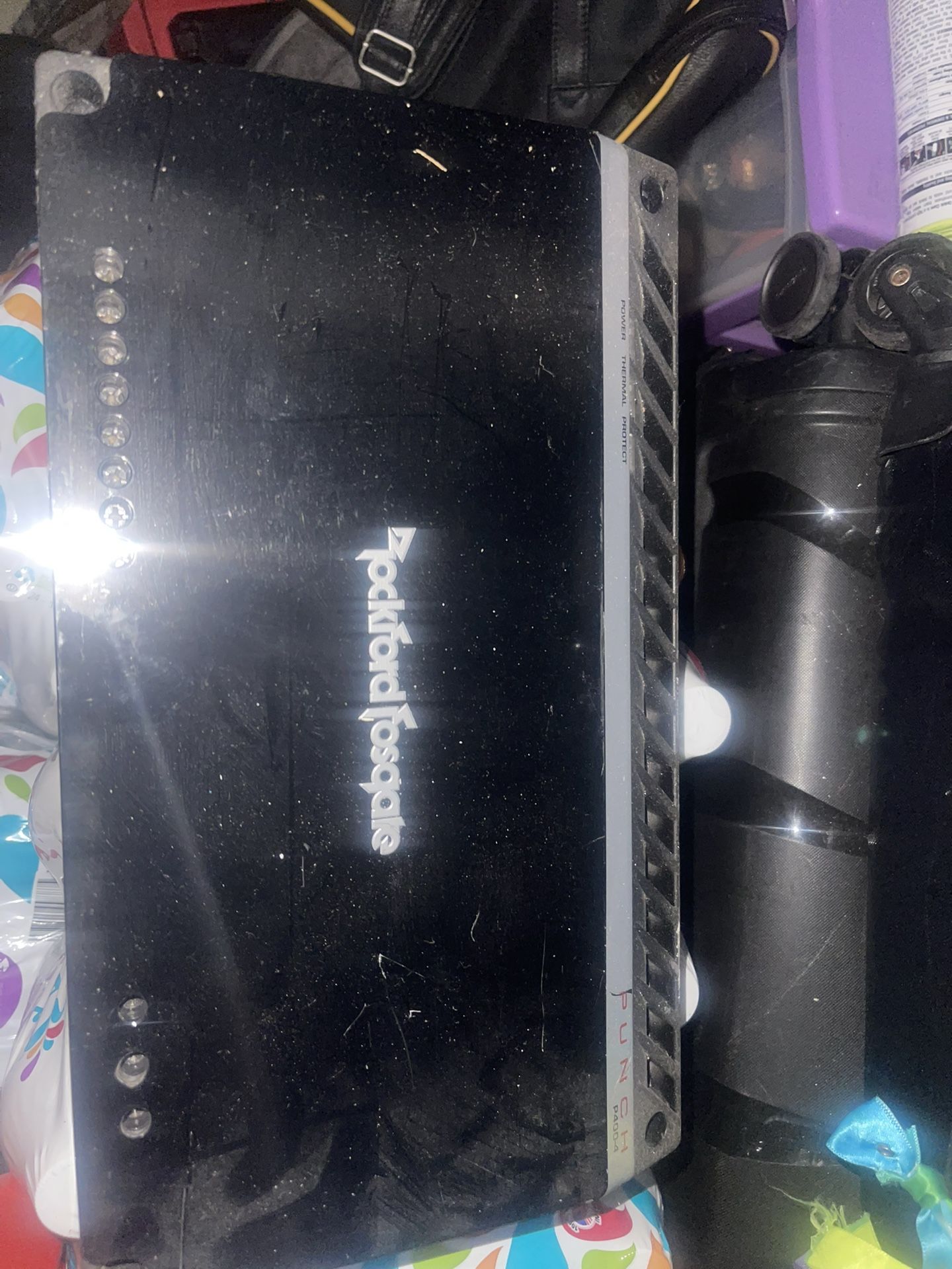 Rockford 300-1 And Rockford P400-4 Good Condition 500 Or Best Offer
