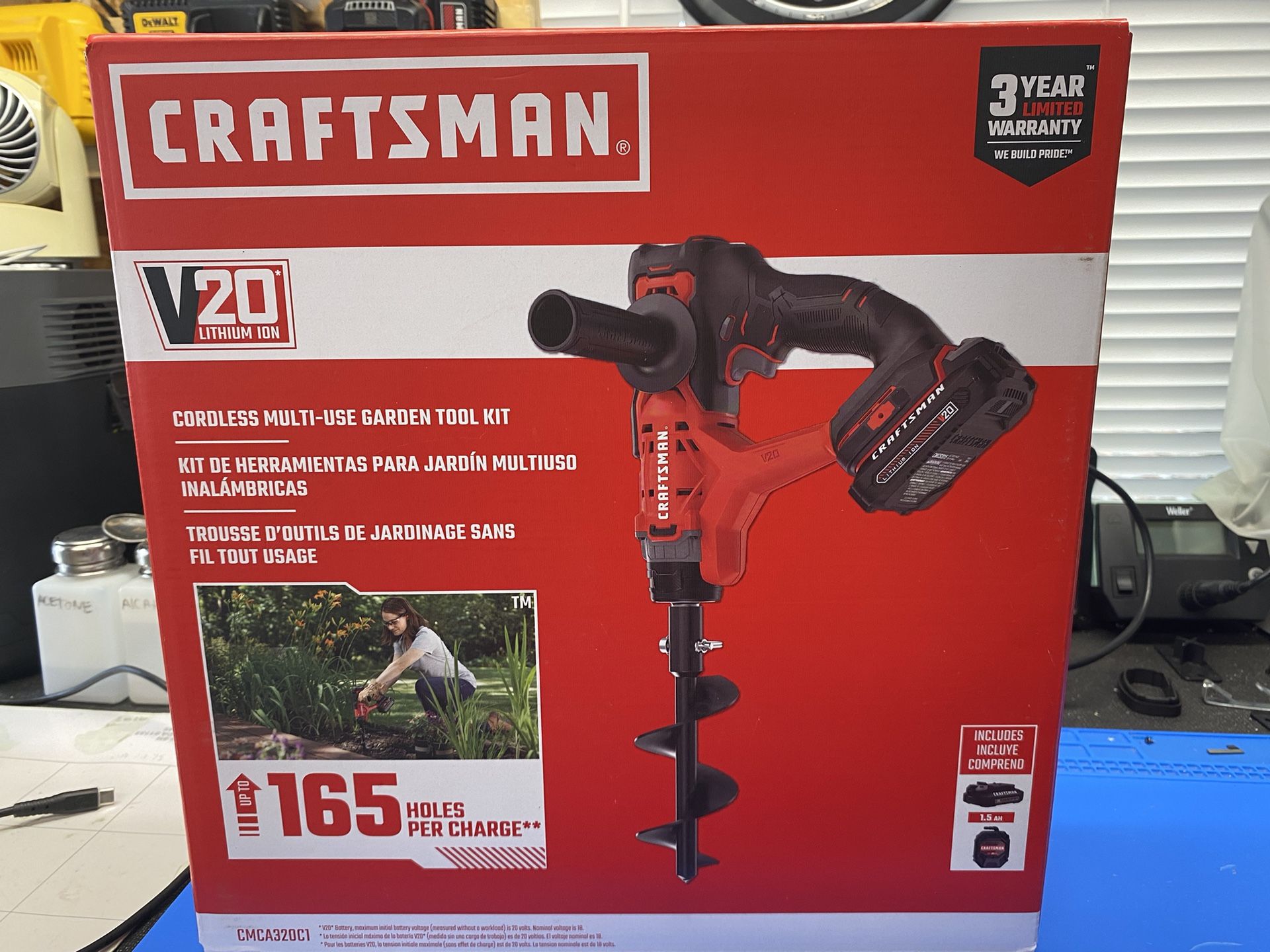CORDLESS MULTI-USE GARDEN TOOL KIT