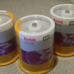 300 kodak dvd+r recordable black disk
