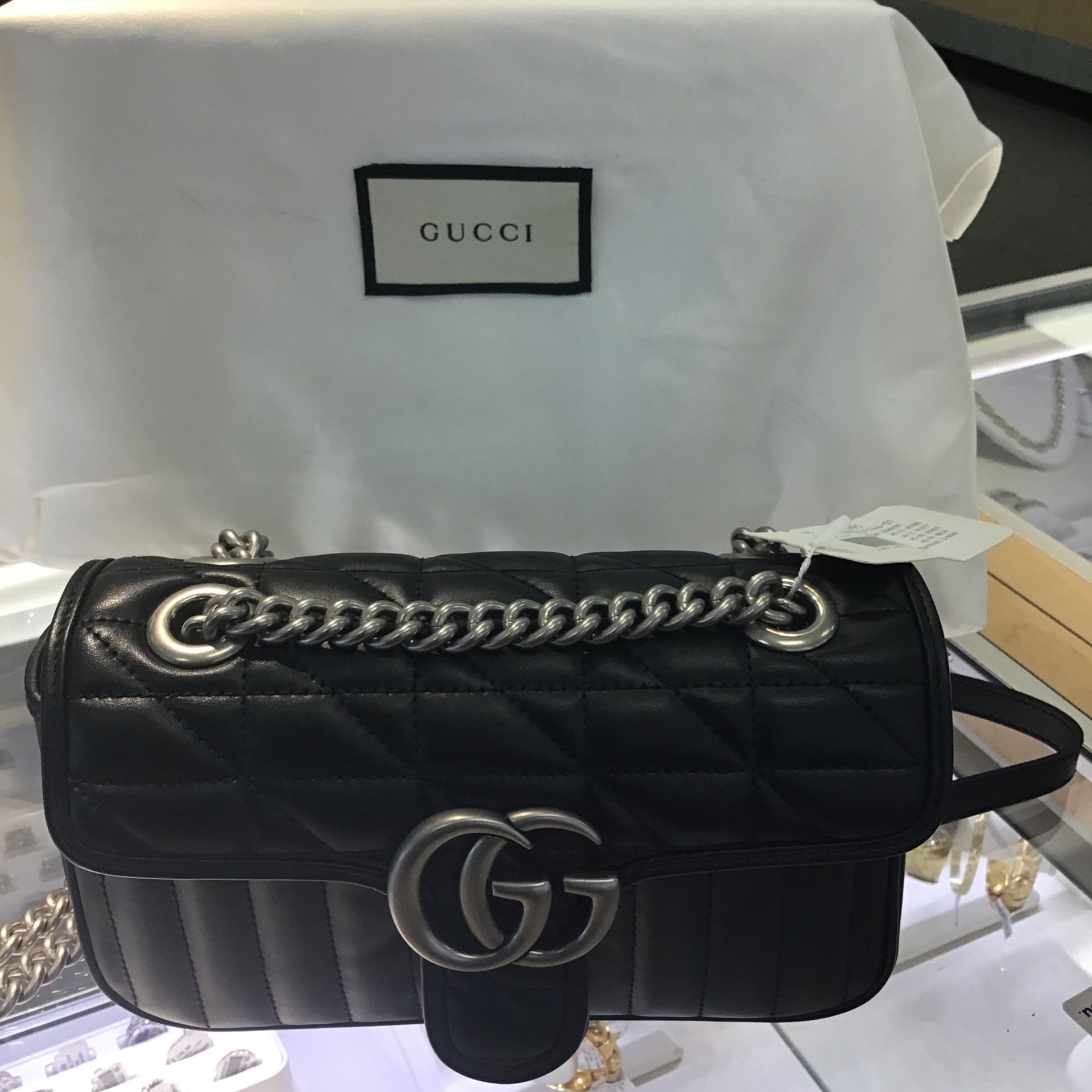 Gucci Marmont Mini Crossbody/shoulder Leather Bag