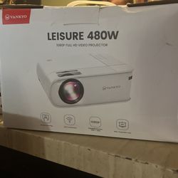 Leisure 480 W 1080 Full Hd Video Projector Movies Games Tv