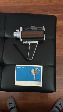 Vintage Bell and Howell super eight movie camera model 374