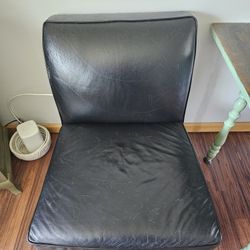Comfy Faux Leather Chair