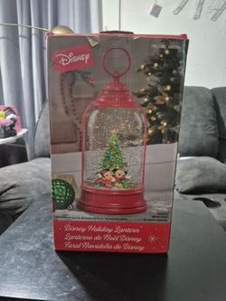 Disney Holiday Lantern Snow Globe