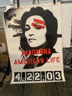 Madonna American Life Poster**rare**