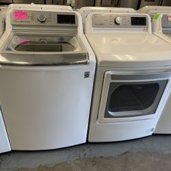 Lg New Washer 5.5 Cu Ft And Used Dryer 