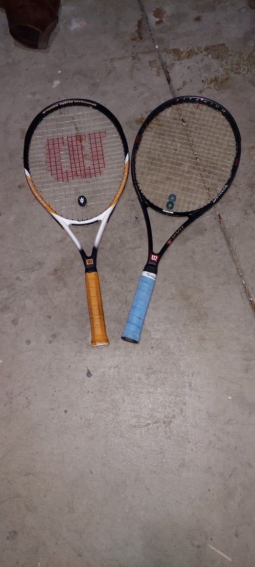 2 Wilson Tennis Racket Like New