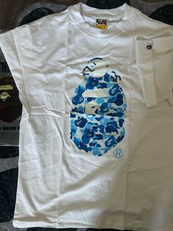 Blue camo BAPE t shirt