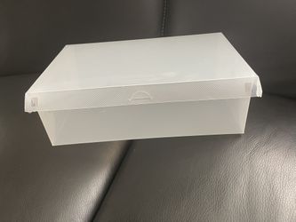 Clear Shoe Boxes Total 20