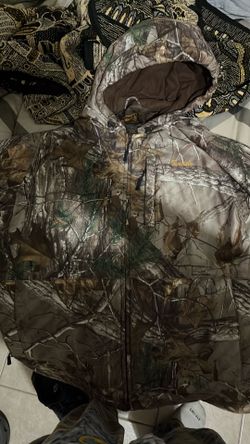 Gamehide/realtree hunting jacket zip up medium