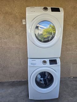 INSTALLATION DELIVER STACKABLE WASHER AND DRYER  samsung