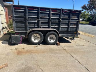 Carson heavy duty dump trailer