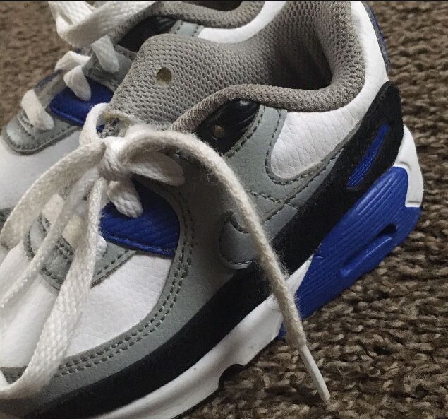 Blue White Airmax Sz 6c Boys