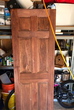 80”x20” Heavy All Wood Door