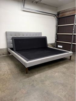 Pottery barn frame with adjustable base king size