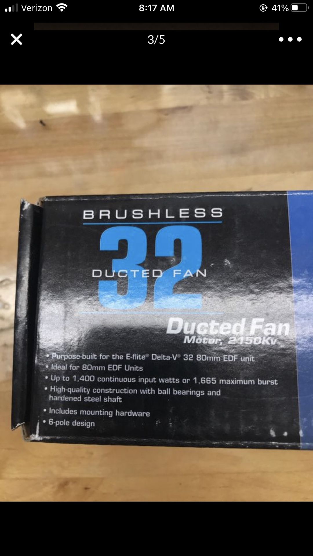 RC Airplane e flight duct fan and Motor new in the box